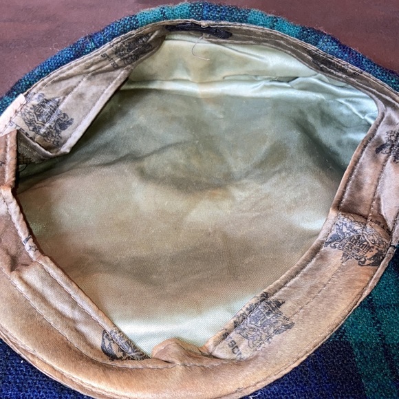 Stetson green plaid wool vintage cap - Picture 8 of 9